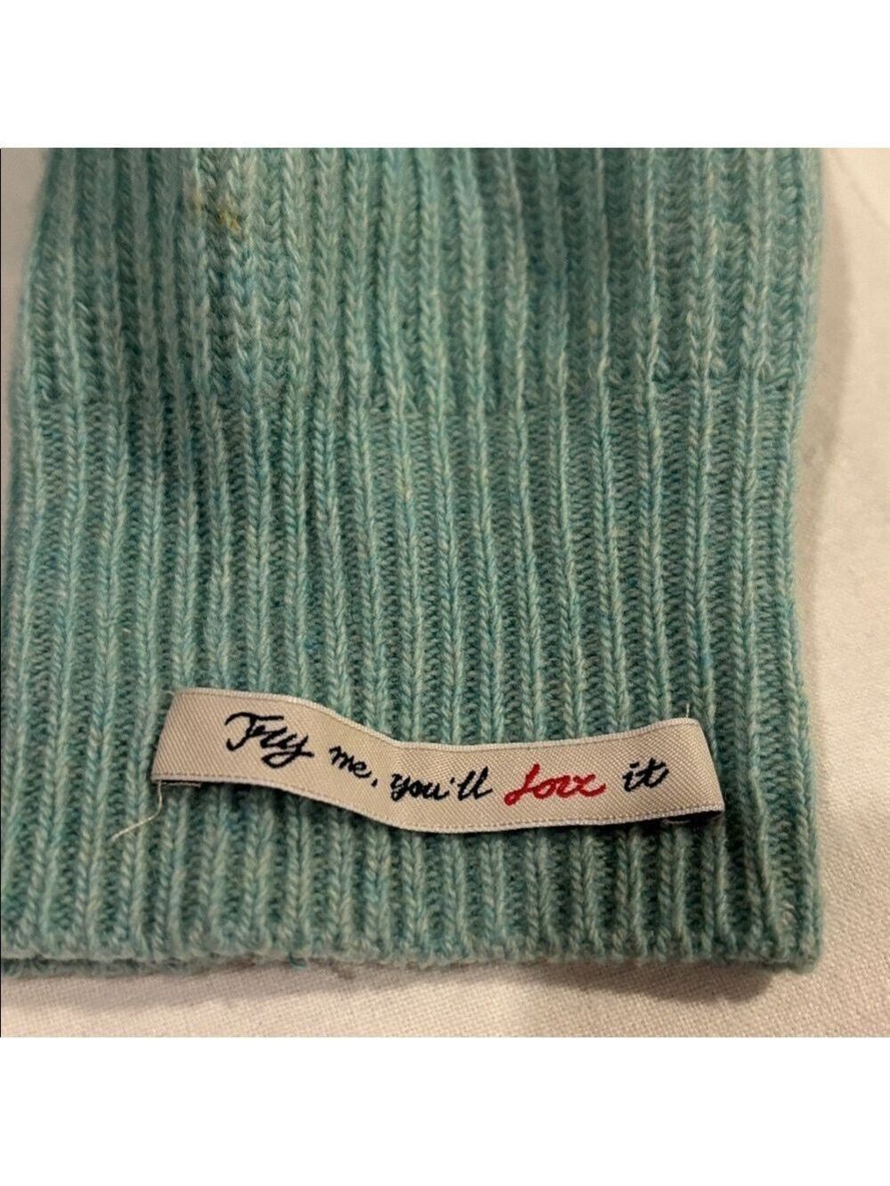 Scotch & Soda Men's Mint Green 100% Wool Rib Knit Turtleneck Sweater Size Medium - Picture 6 of 9